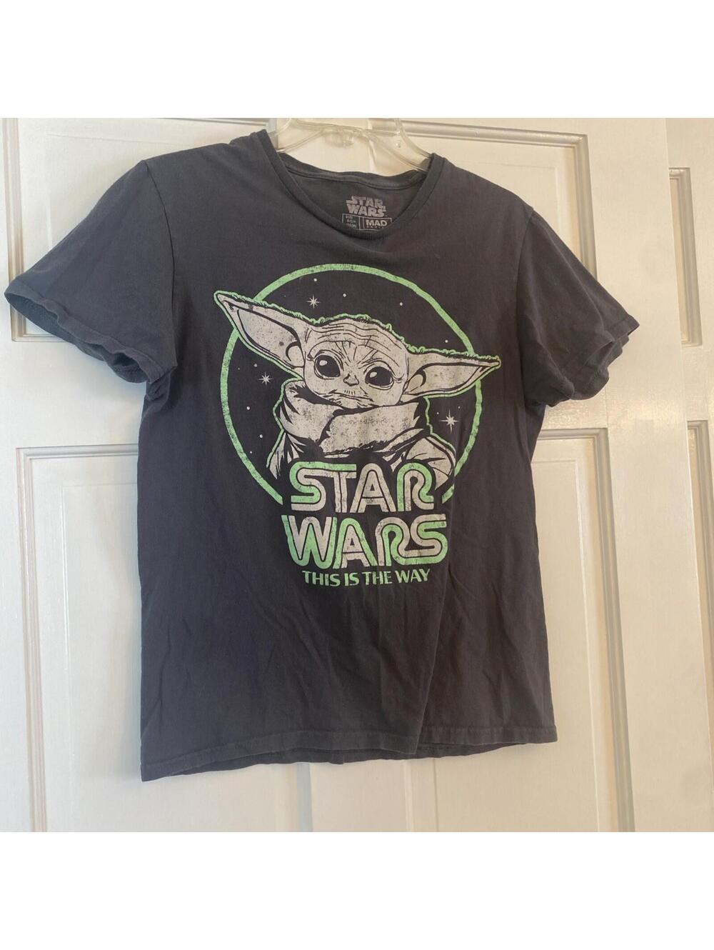 Star Wars T-Shirt Mandalorian Grogu Baby Yoda This Is The Way Great Size S